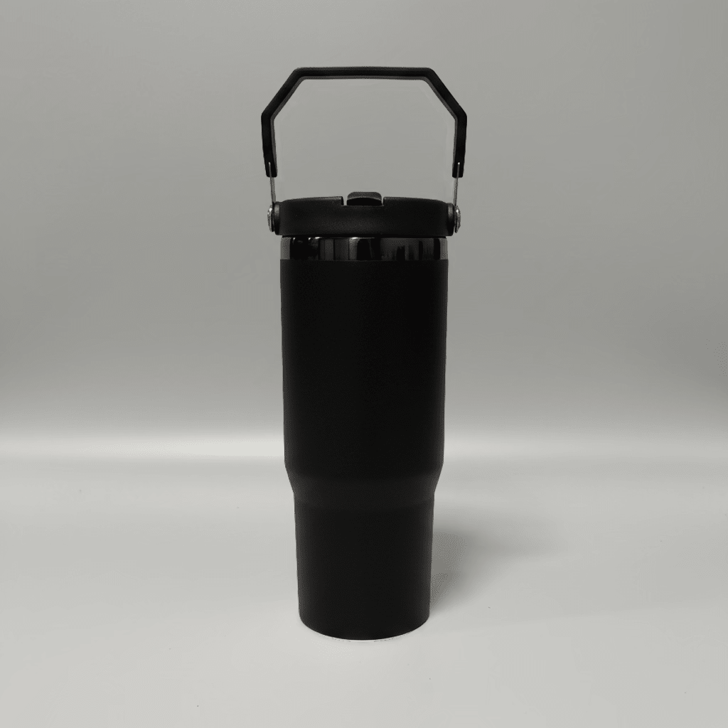 30oz Black Plated Flip Tumbler - Black - LoneStar Adhesive