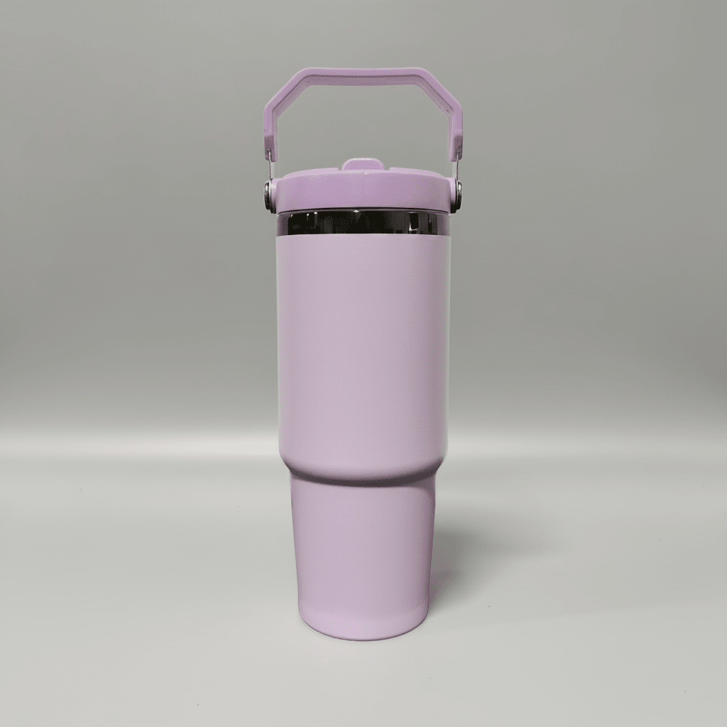 30oz Black Plated Flip Tumbler - Lavender - LoneStar Adhesive