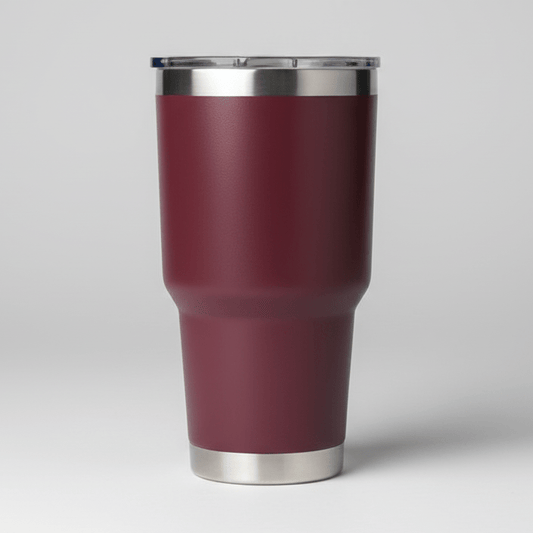 30oz Stainless Tumbler - Maroon - LoneStar Adhesive