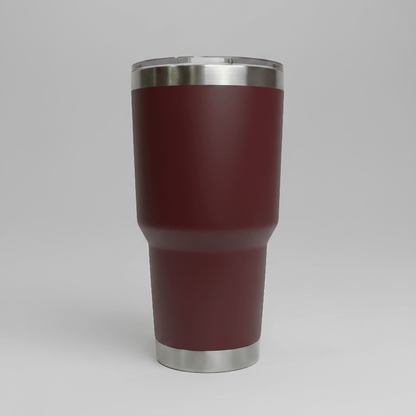 30oz Stainless Tumbler - Maroon - LoneStar Adhesive