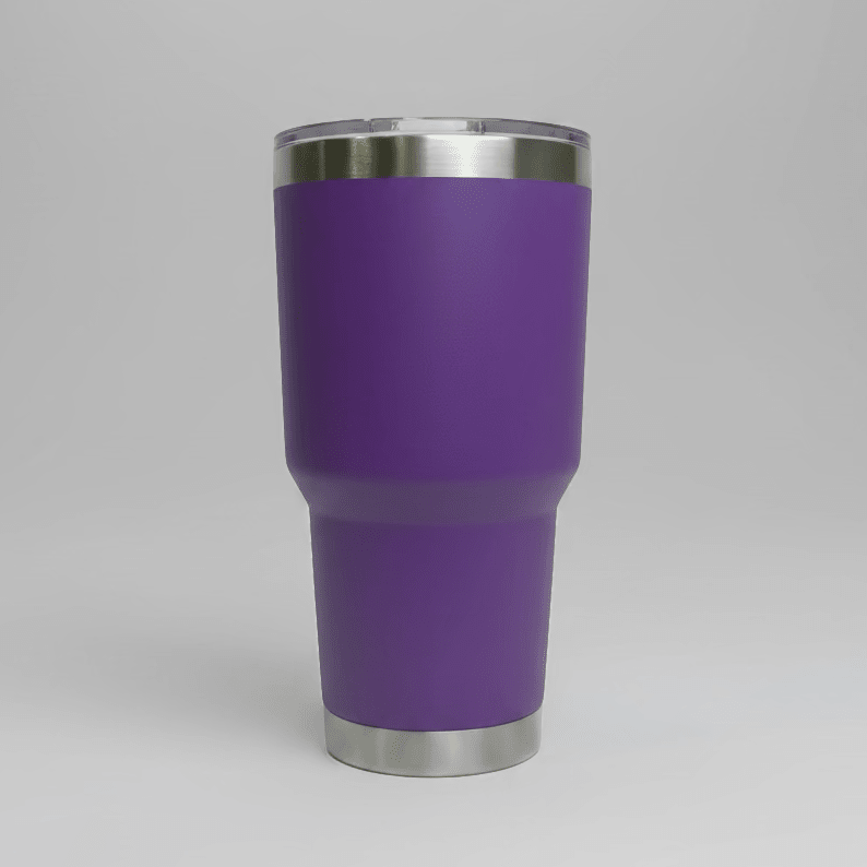 30oz Stainless Tumbler - Purple - LoneStar Adhesive