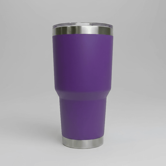 30oz Stainless Tumbler - Purple - LoneStar Adhesive