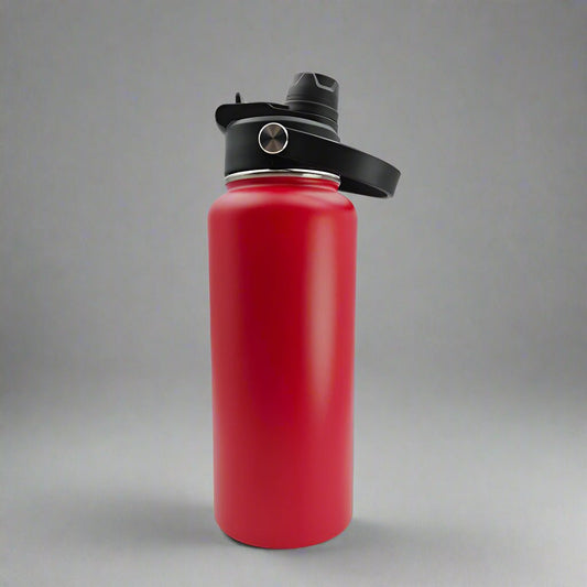 32oz Sports Water Bottle - Red - LoneStar Adhesive