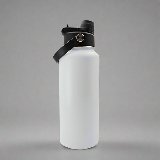 32oz Sports Water Bottle - White - LoneStar Adhesive