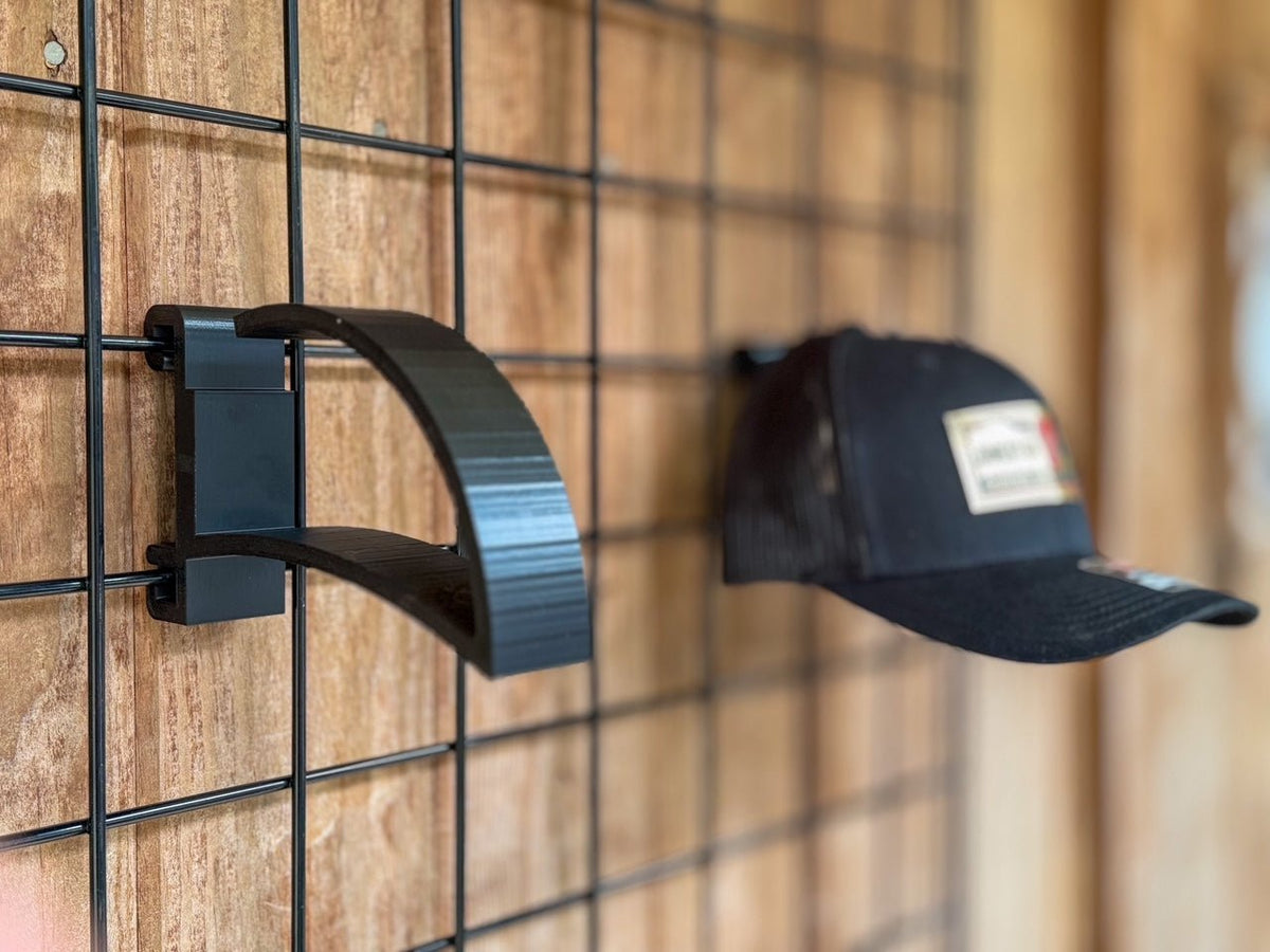 Grid Hat Racks 3D Printed Grid Wall Hat Hanger – Lone Star Adhesive