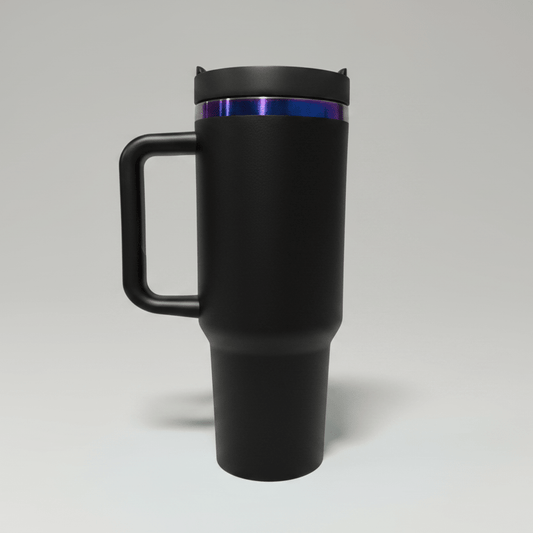 40oz Chroma Plated Tumbler - Black - LoneStar Adhesive