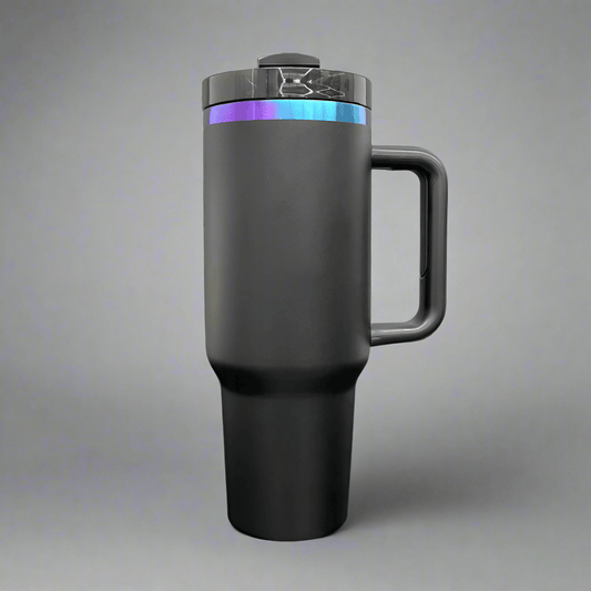 40oz Chroma Plated Tumbler - Black - LoneStar Adhesive