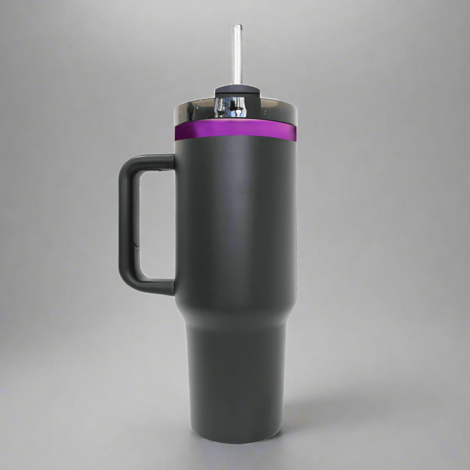 40oz Purple Plated Tumbler - Black - LoneStar Adhesive