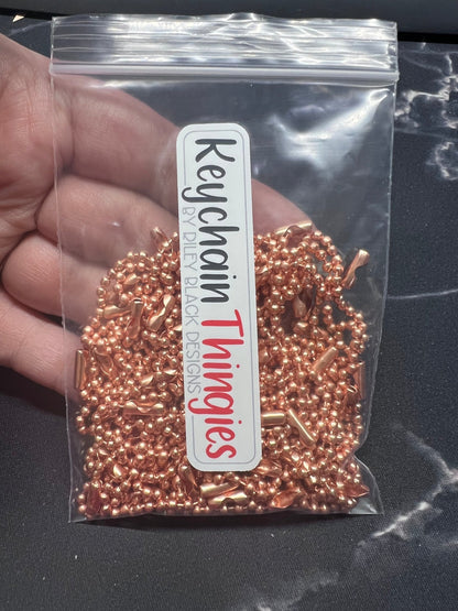 50 Ball & Chain Keychain Thingies - LoneStar Adhesive