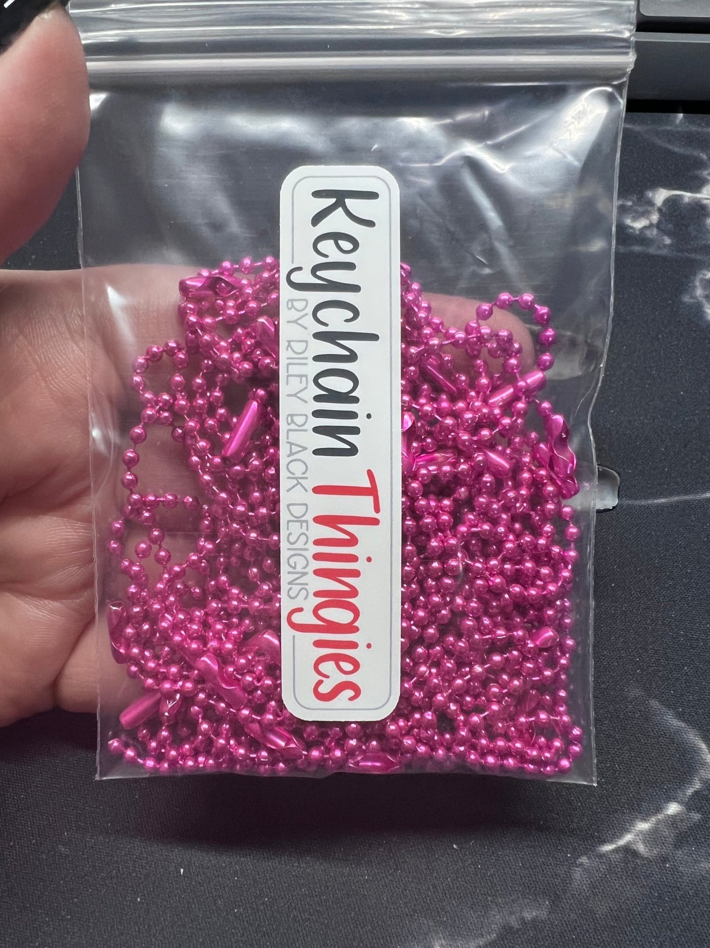 50 Ball & Chain Keychain Thingies - LoneStar Adhesive
