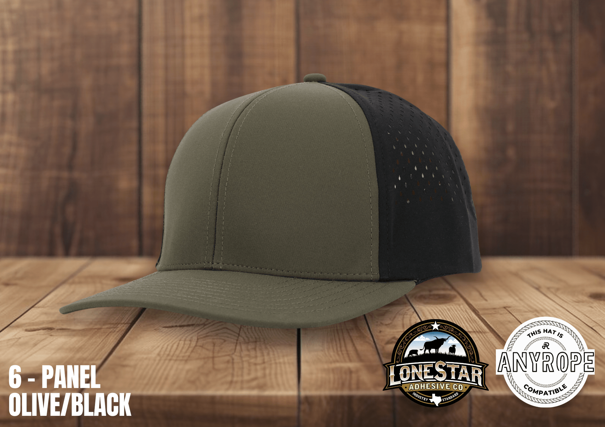 6 - Panel Durra - Bull Headwear - LoneStar Adhesive