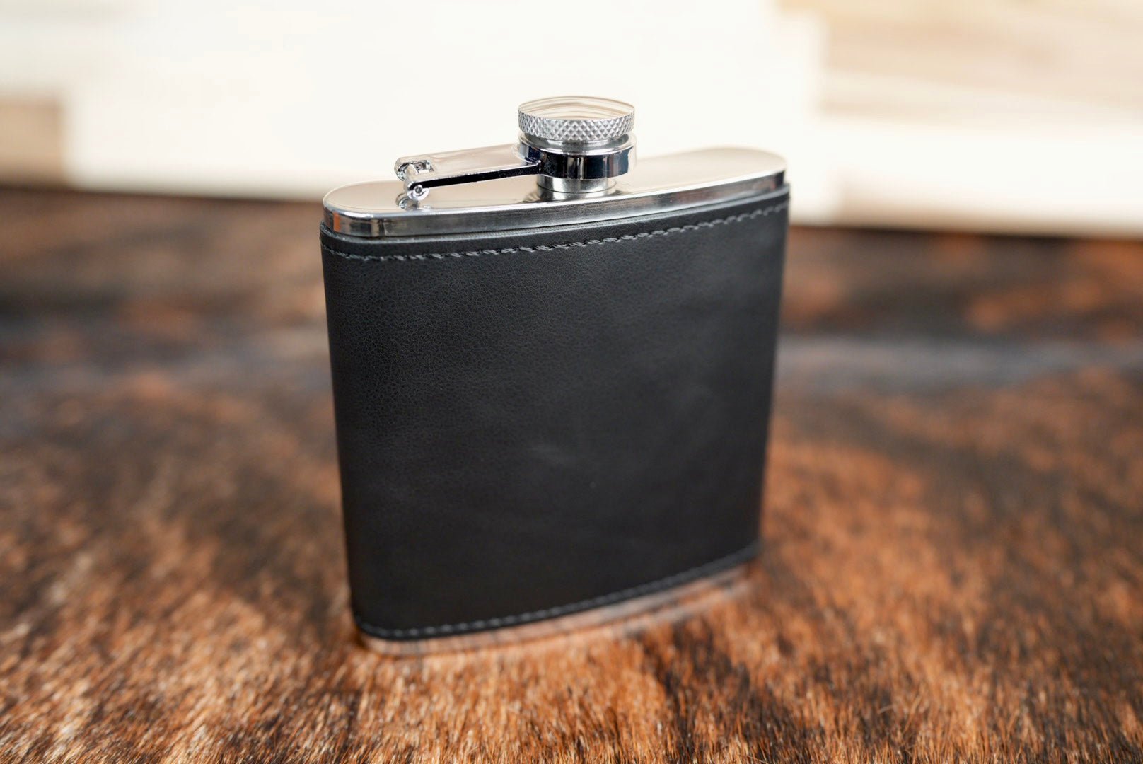 6oz. Hip Flasks: Heritage Collection Premium Leatherette® - LoneStar Adhesive