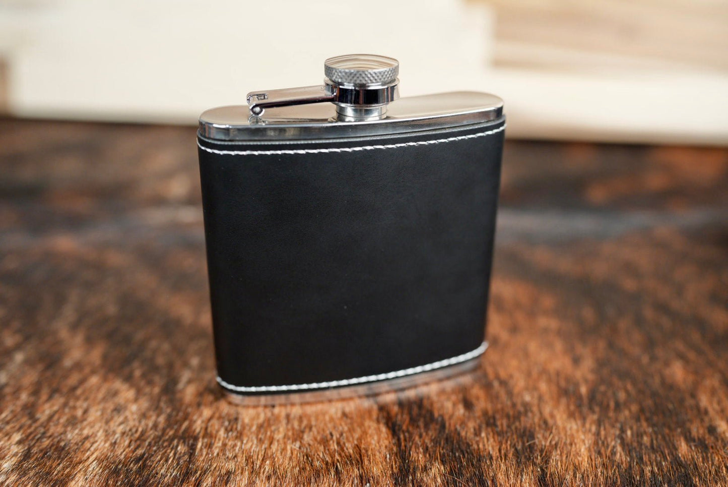 6oz. Hip Flasks: Heritage Collection Premium Leatherette® - LoneStar Adhesive