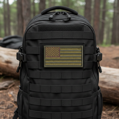 Subdued FDE Tactical American Flag VELCRO® Patch | Made in USA