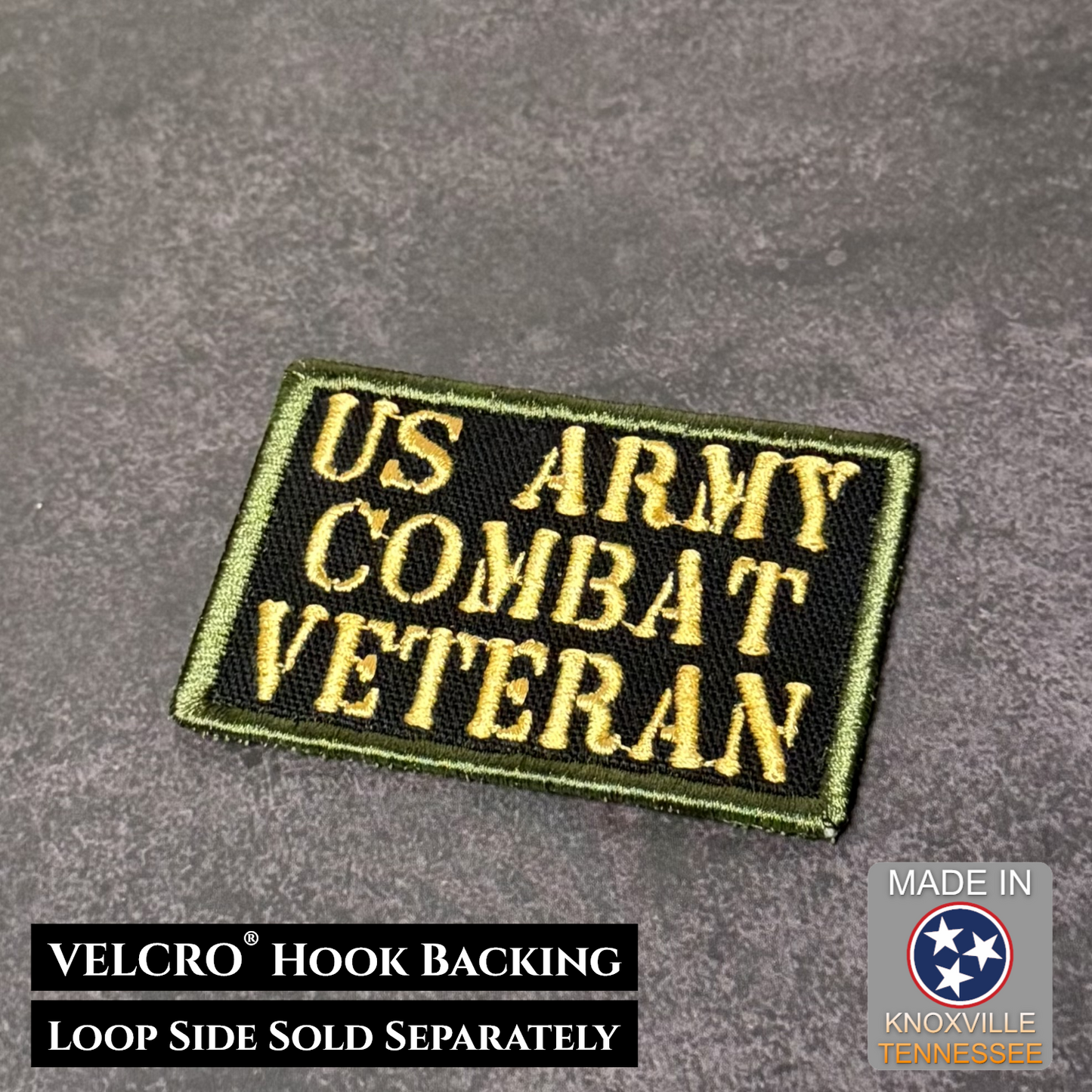 Army Combat Veteran VELCRO® Morale Patch | Made in USA