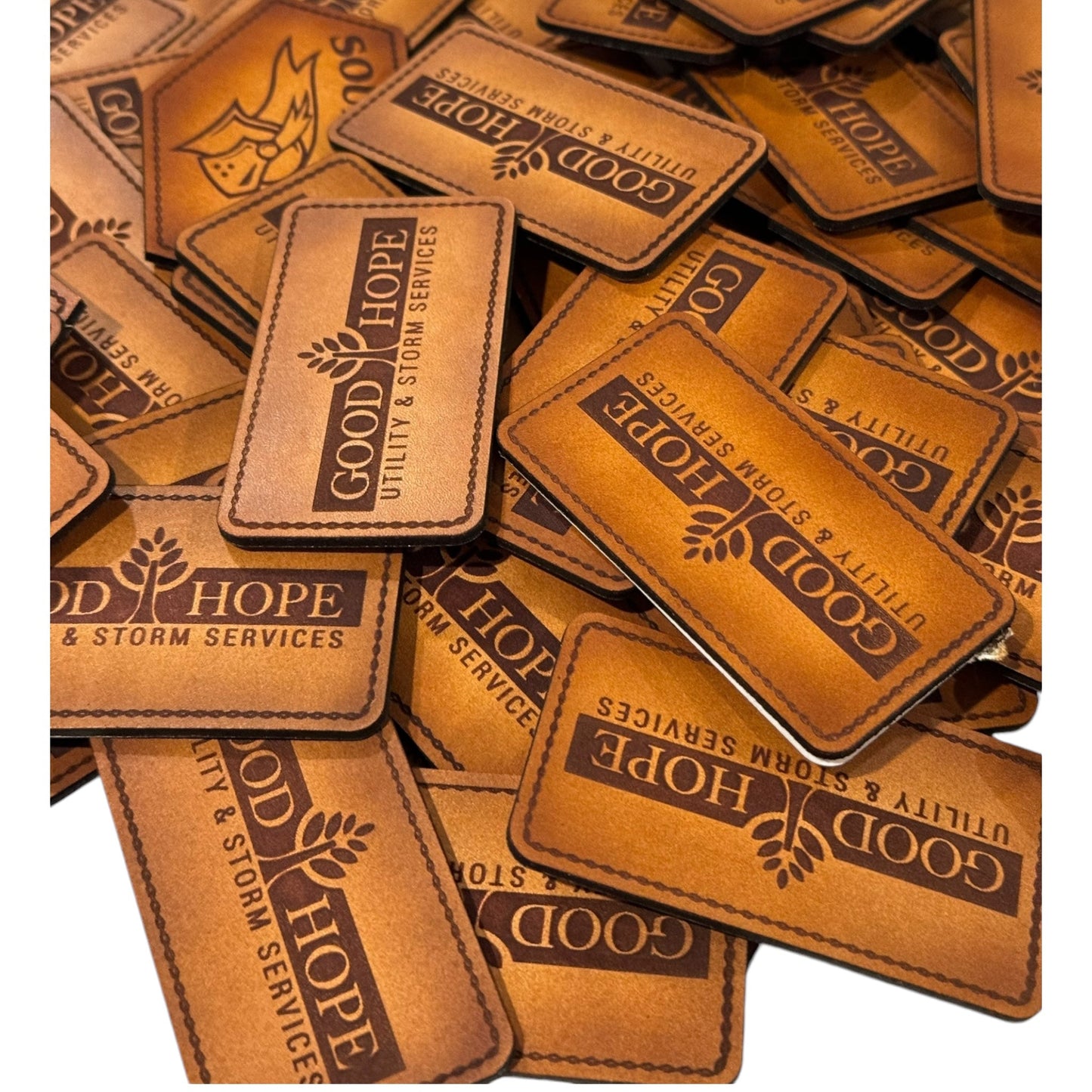 Custom (or Blank) Genuine Leather Patches