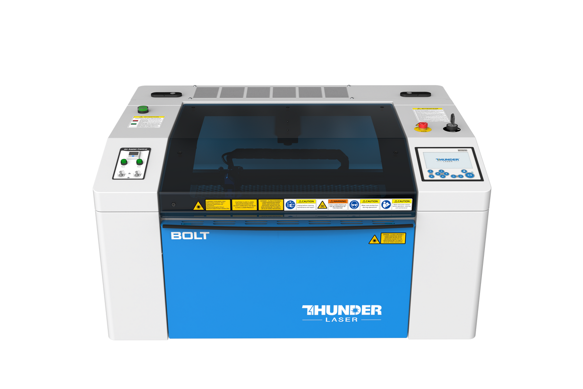 Thunder Bolt laser engraver, top front view