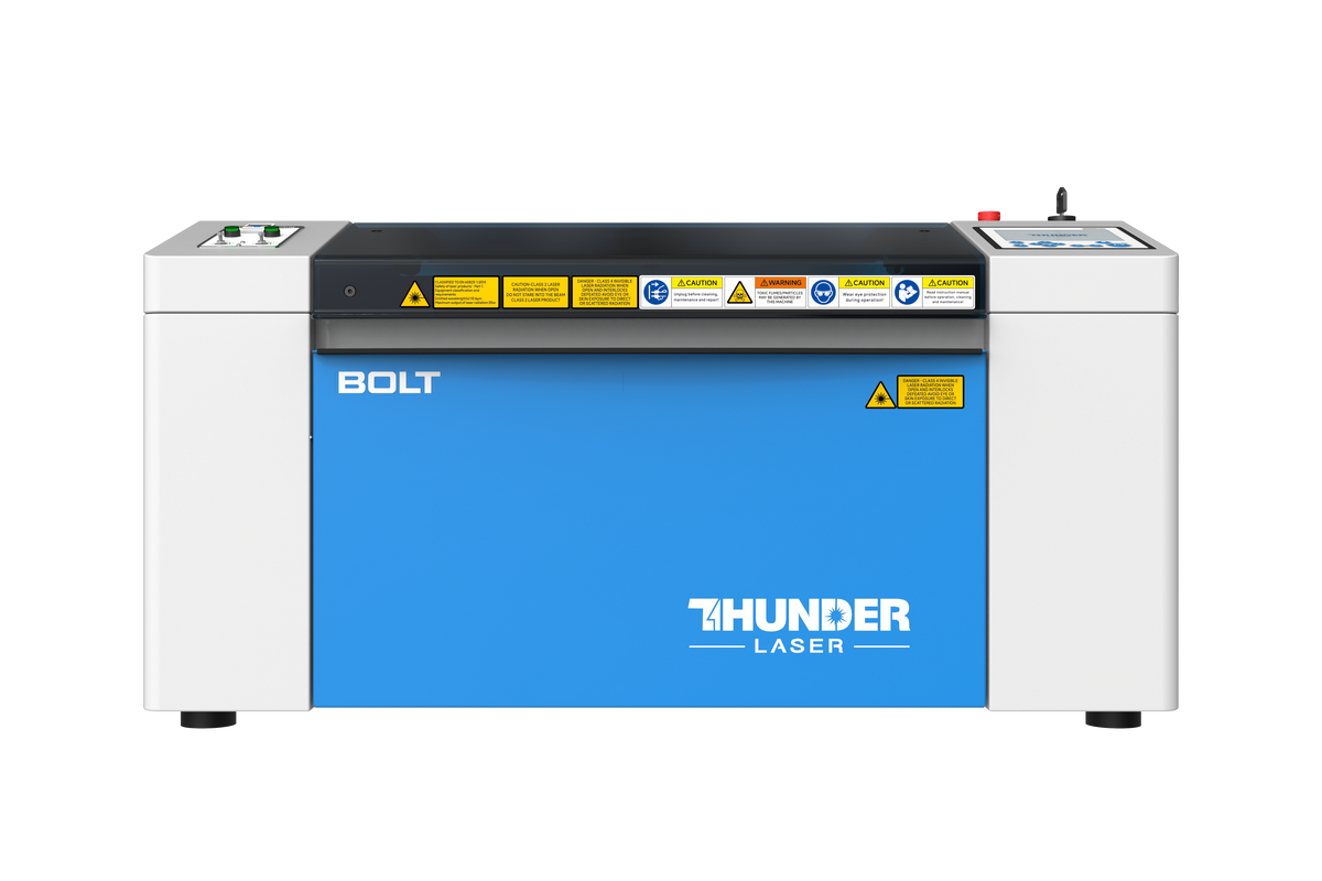 Thunder Bolt laser engraver, front view