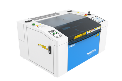 Thunder Bolt laser engraver, angled view with lid closed