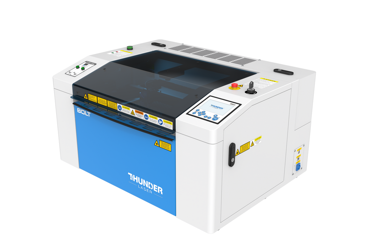 Thunder Bolt laser engraver, control panel side view