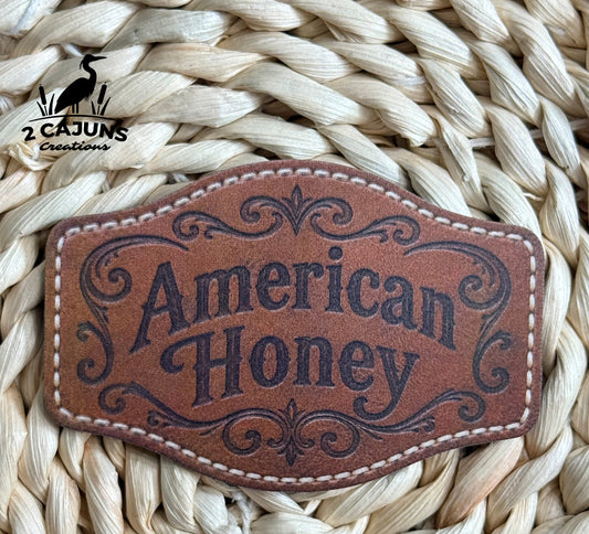 American Honey UV Printed Hat Patch