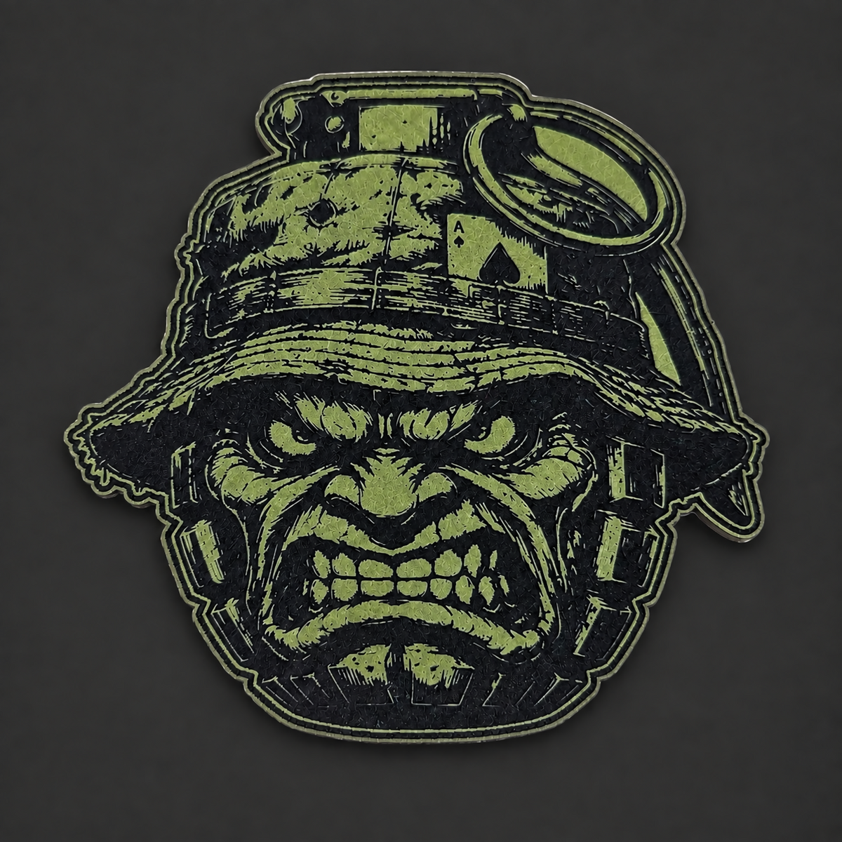 Grenade Face Plain w Ace Card (Digital File Only) (Read Description)
