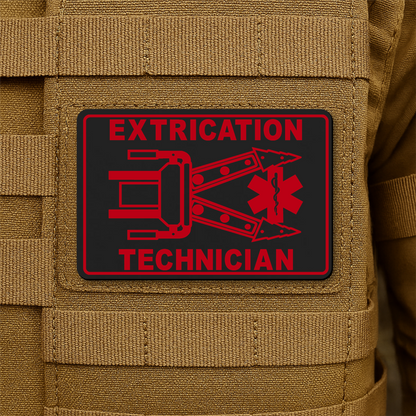 Vehicle Extrication Technician - Jaws of Life Patch – 2” x 3” Hook & Loop | Made in USA
