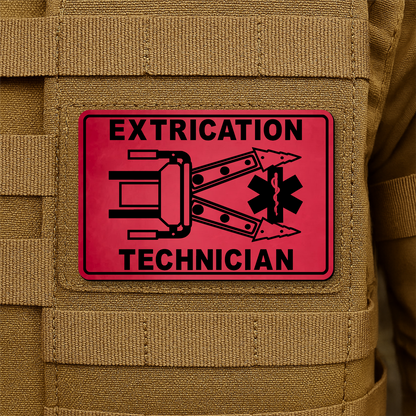 Vehicle Extrication Technician - Jaws of Life Patch – 2” x 3” Hook & Loop | Made in USA