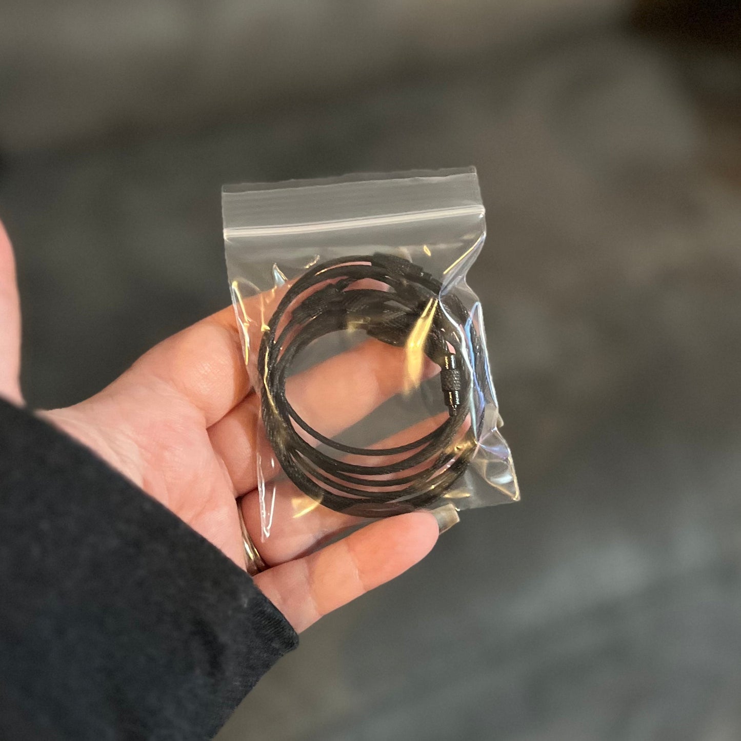 Wire Cable Keychain Thingie