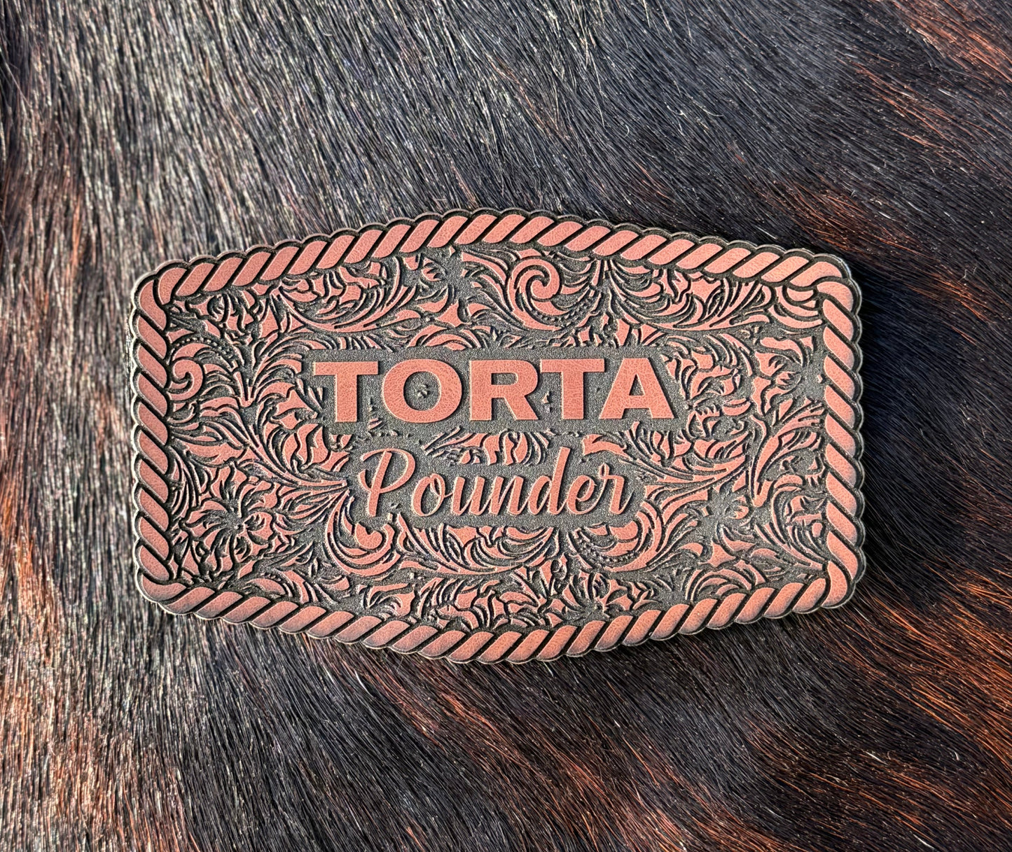 Engraved Torta Pounder Patch