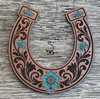 Floral Horseshoe - 2 Colors