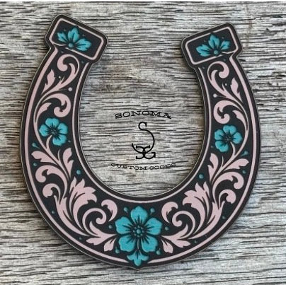 Floral Horseshoe - 2 Colors