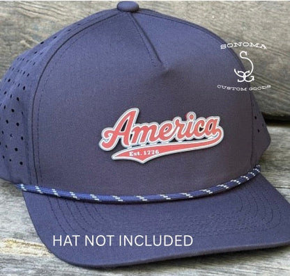 AMERICA w Outline - 2 Colors