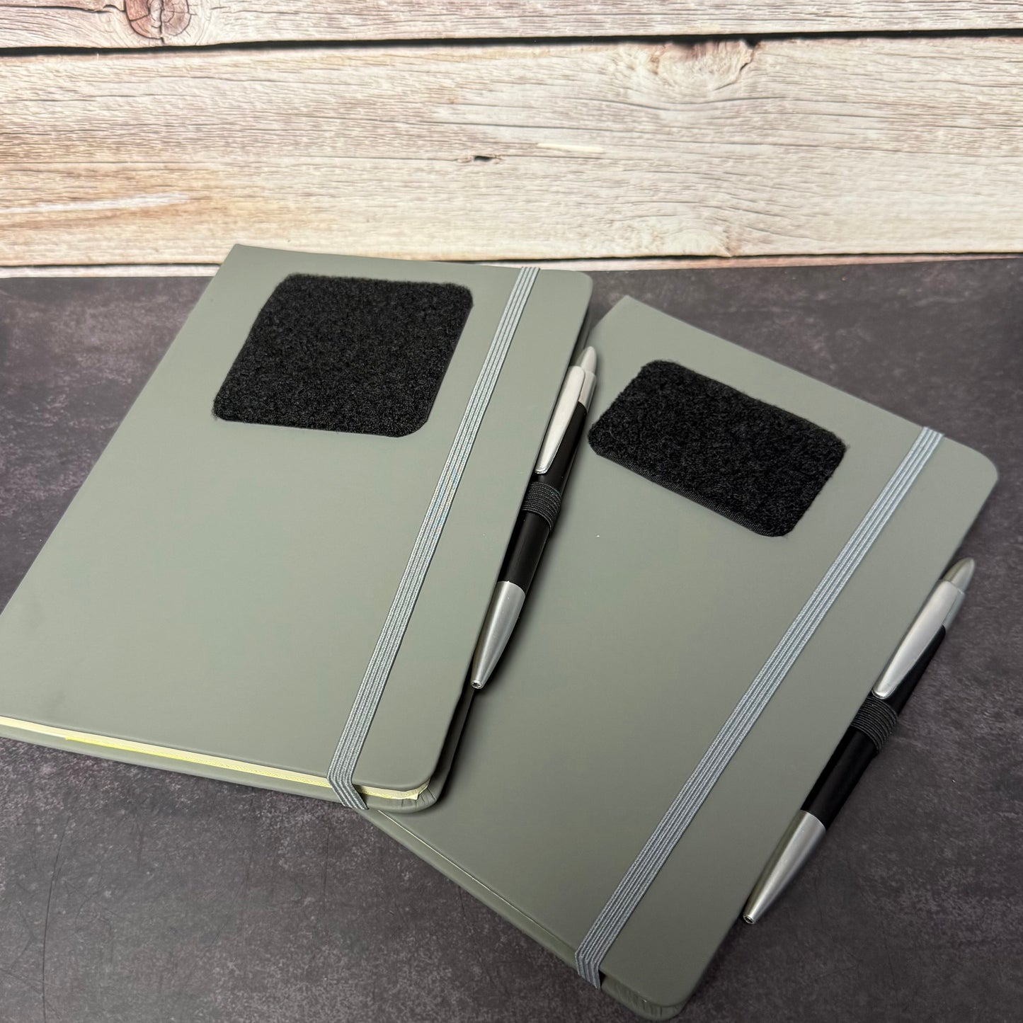 Morale Patch A5 Note Book with 2x3" or 3x3" Loop Side Front Panel Customizable Log or Range Book