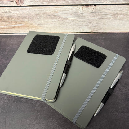 Morale Patch A5 Note Book with 2x3" or 3x3" Loop Side Front Panel Customizable Log or Range Book