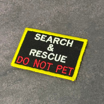 Search & Rescue Dog K9 Service VELCRO® Morale Patch | Made in USA