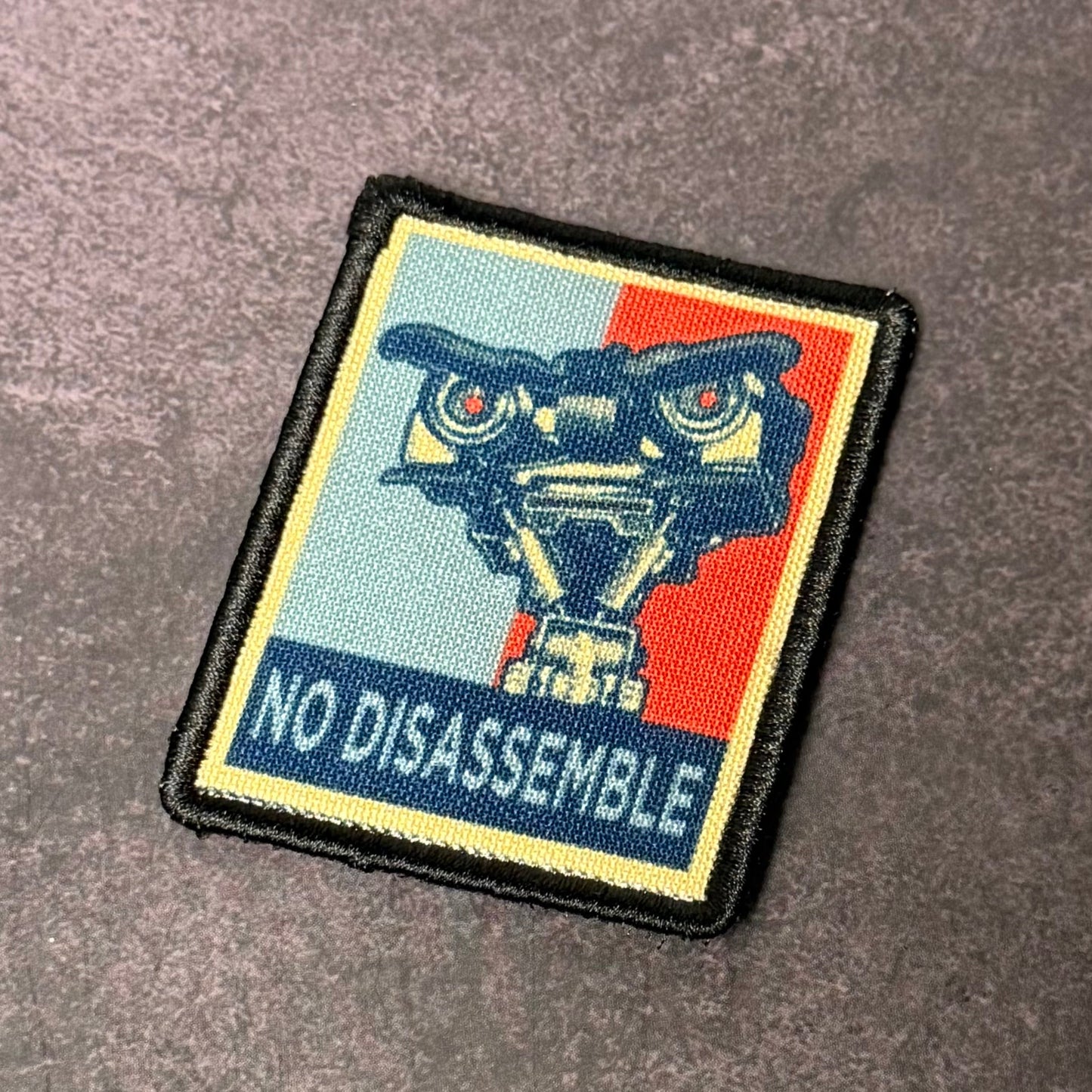 No Disassemble Funny VELCRO® Morale Patch, 2x3" | Made in USA