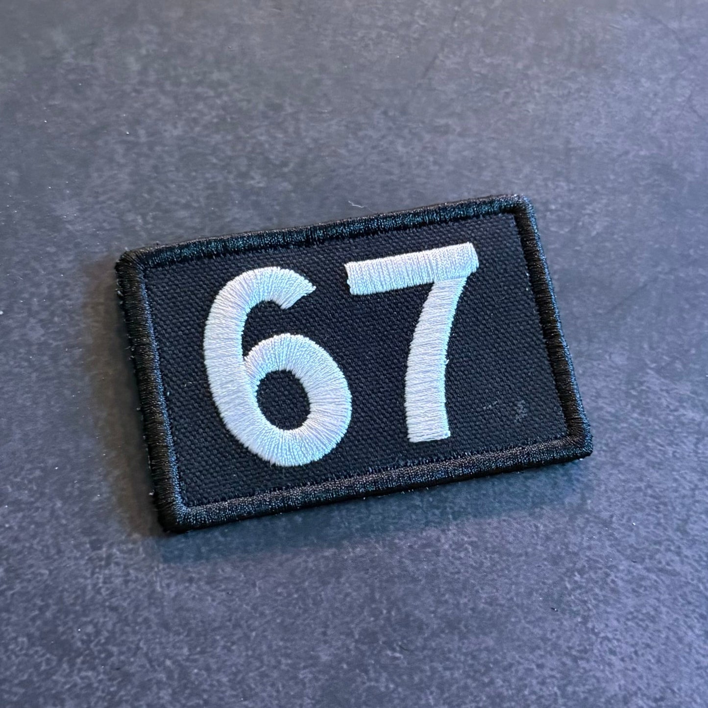 67 -Six Seven- Funny VELCRO® Morale Patch | Made in USA
