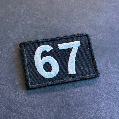 67 -Six Seven- Funny VELCRO® Morale Patch | Made in USA