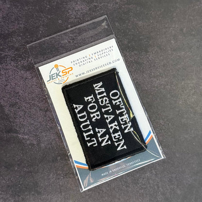 The Math Ain't Mathing Funny Morale Patch | Made in USA | VELCRO® Brand Hook Backing