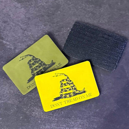 Don’t Tread on Me Gadsden Tactical Flag Patch, 2x3" | Made in USA | VELCRO® Brand Hook Backing