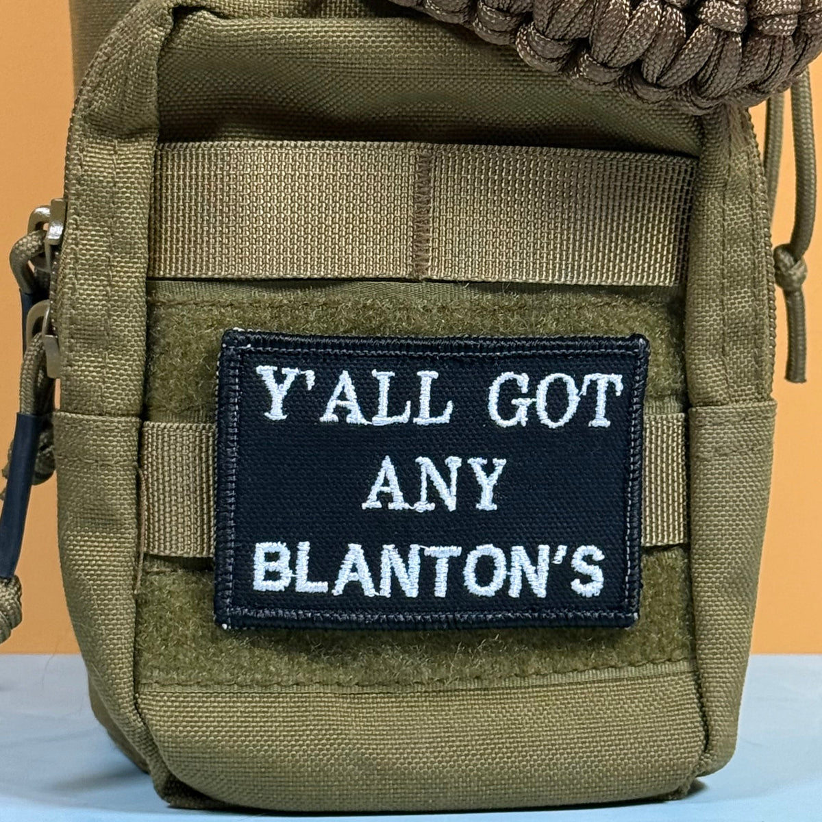 Got Any Blanton's Funny Morale Patch, 2x3" | Made in USA | VELCRO® Brand Hook Backing