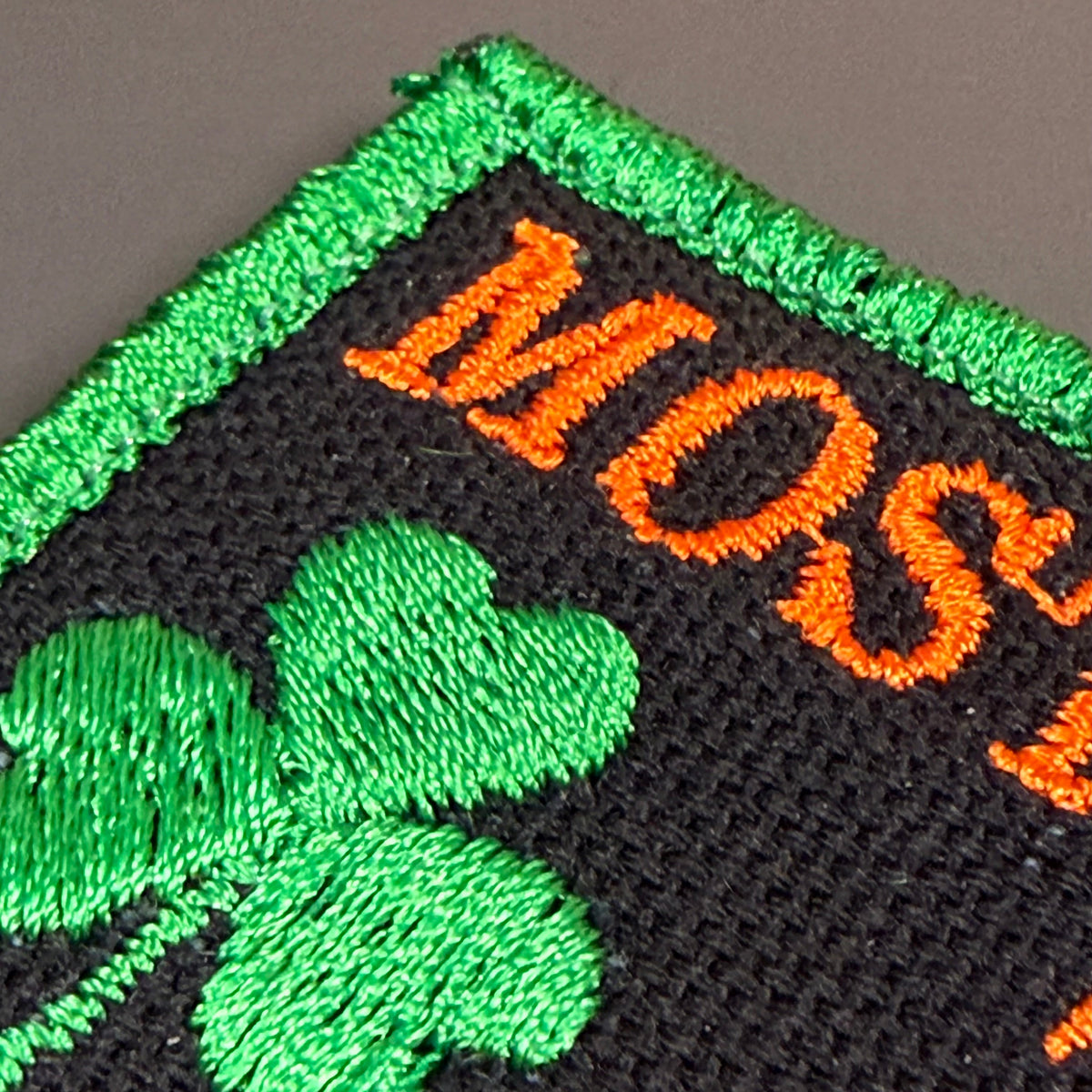 Most Likely To Irish Goodbye Funny Morale Patch, 2x3" | Made in USA | VELCRO® Brand Hook Backing