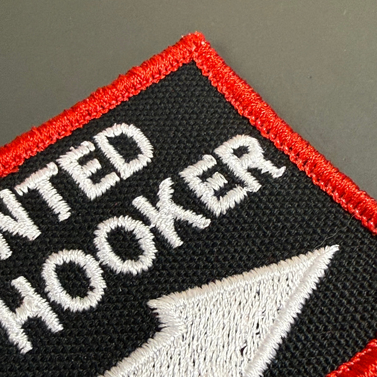 I Rented This Hooker Funny Morale Patch, 2x3" | Made in USA | VELCRO® Brand Hook Backing