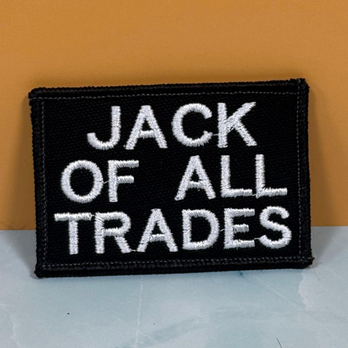 Jack Of All Trades Funny Morale Patch, 2x3" | Made in USA | VELCRO® Brand Hook Backing