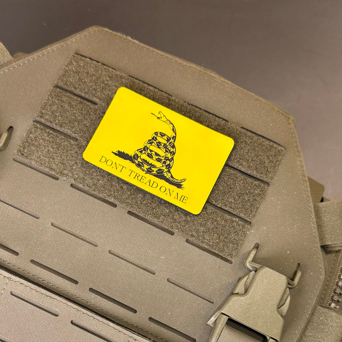 Don’t Tread on Me Gadsden Tactical Flag Patch, 2x3" | Made in USA | VELCRO® Brand Hook Backing