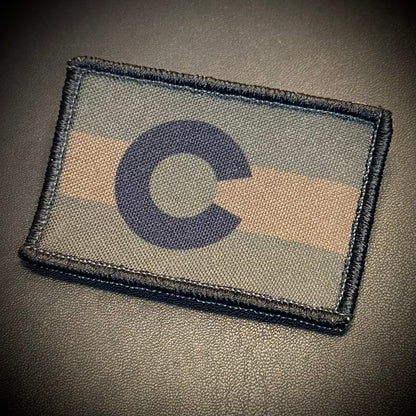Colorado State Flag Printed Morale Patch, 2x3" | VELCRO® Brand Hook Backing