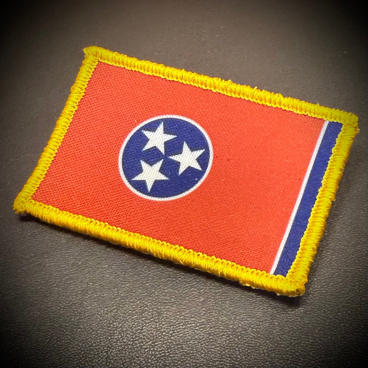 Tennessee State Flag Printed Morale Patch, 2x3" | VELCRO® Brand Hook Backing