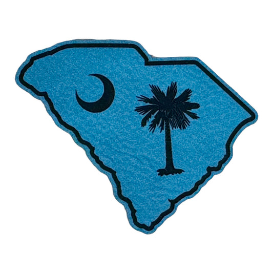 SC Palmetto Tree & Moon leatherette Patch 2