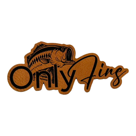 OnlyFish leatherette Patch